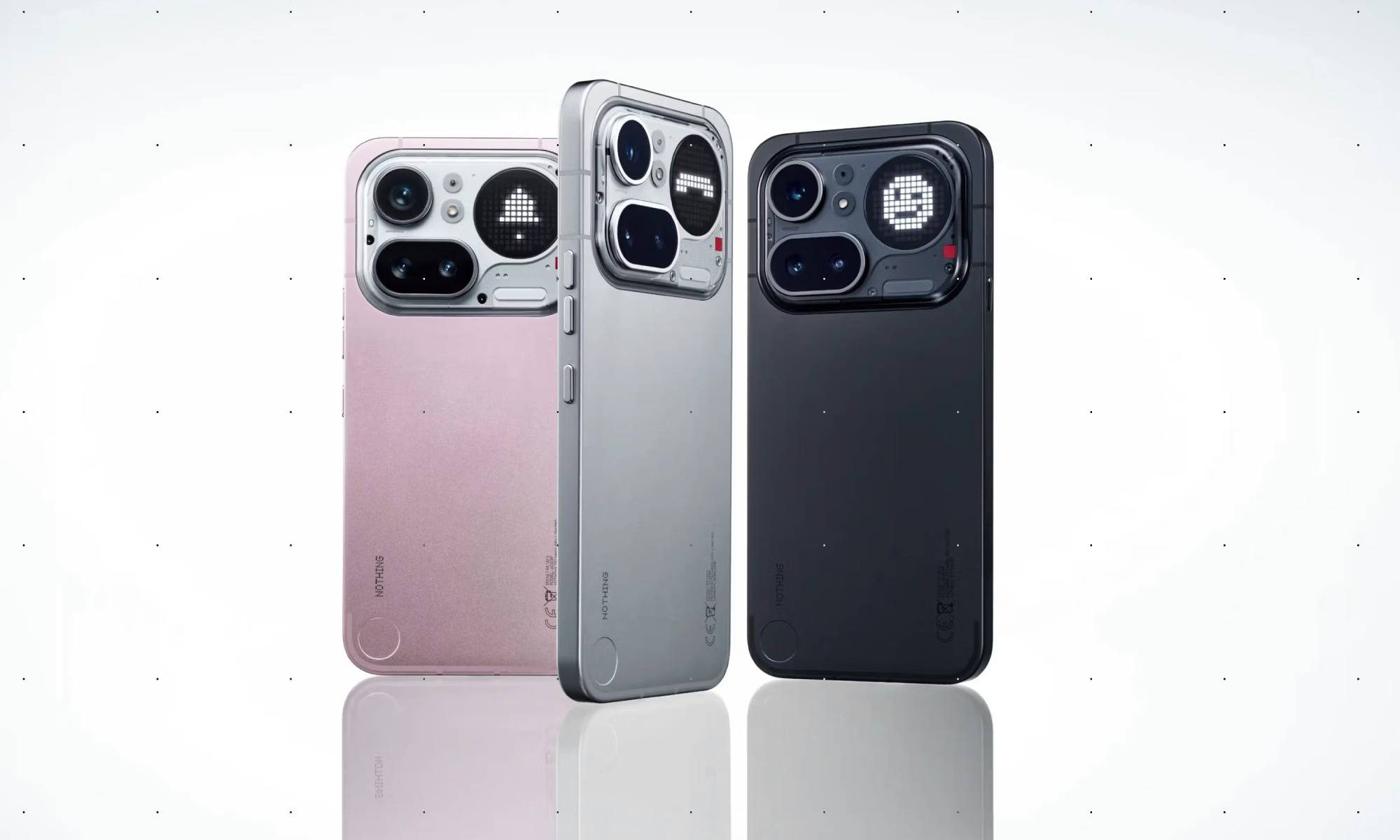 Nothing Phone 4a Pro in all colors.