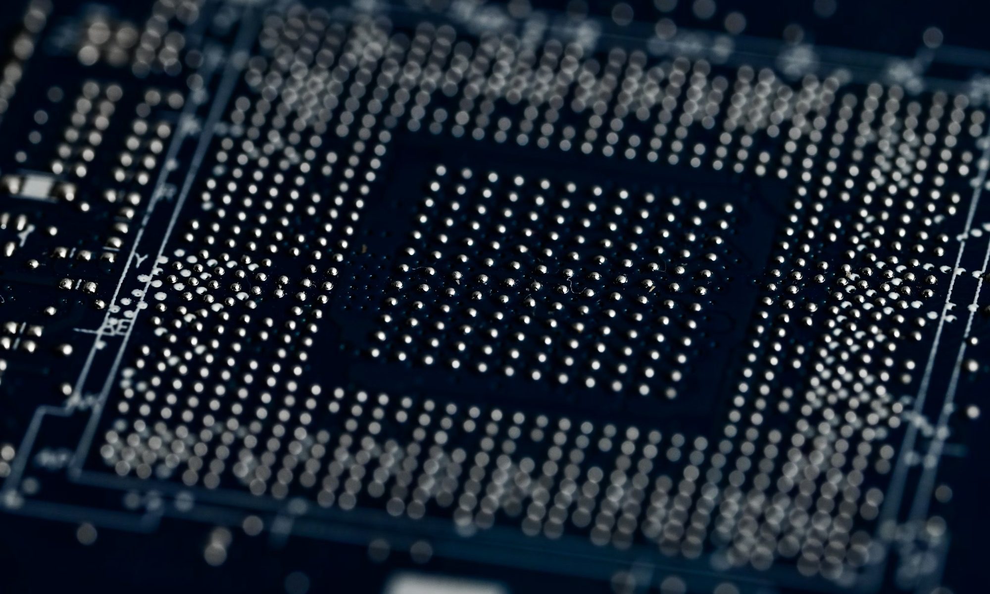 Chipset closeup view