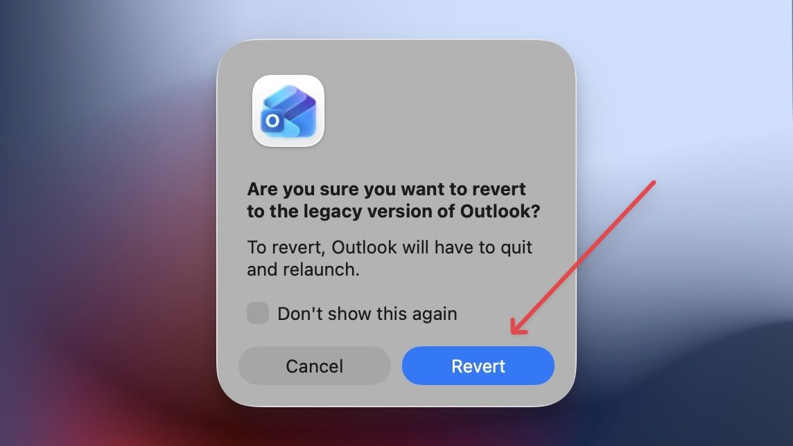 macOS confirmation box