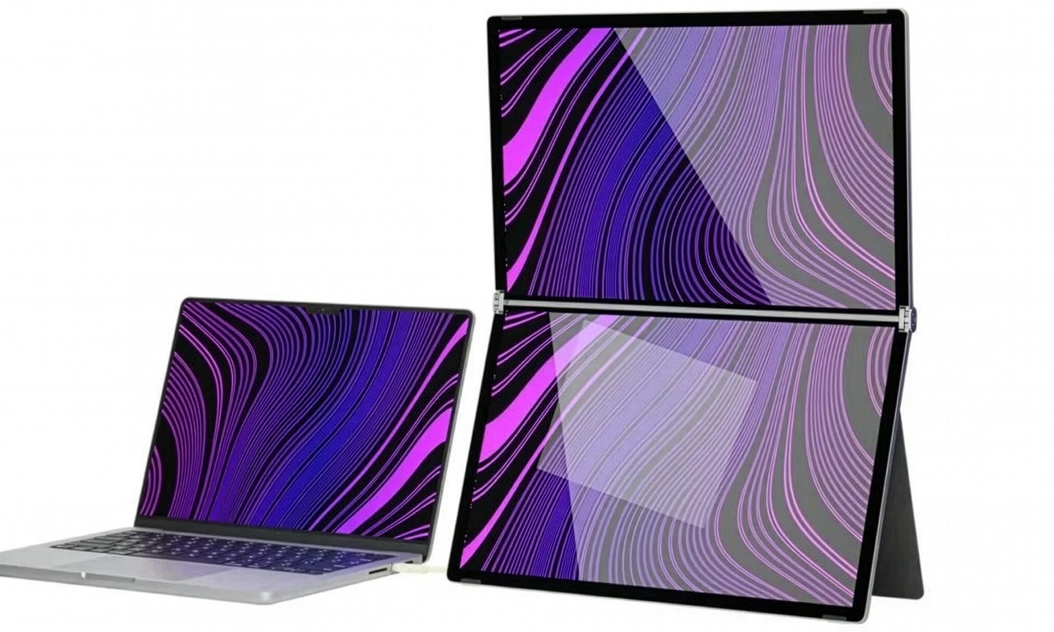 These new Alogic displays are basically a touchscreen Mac workaround ...