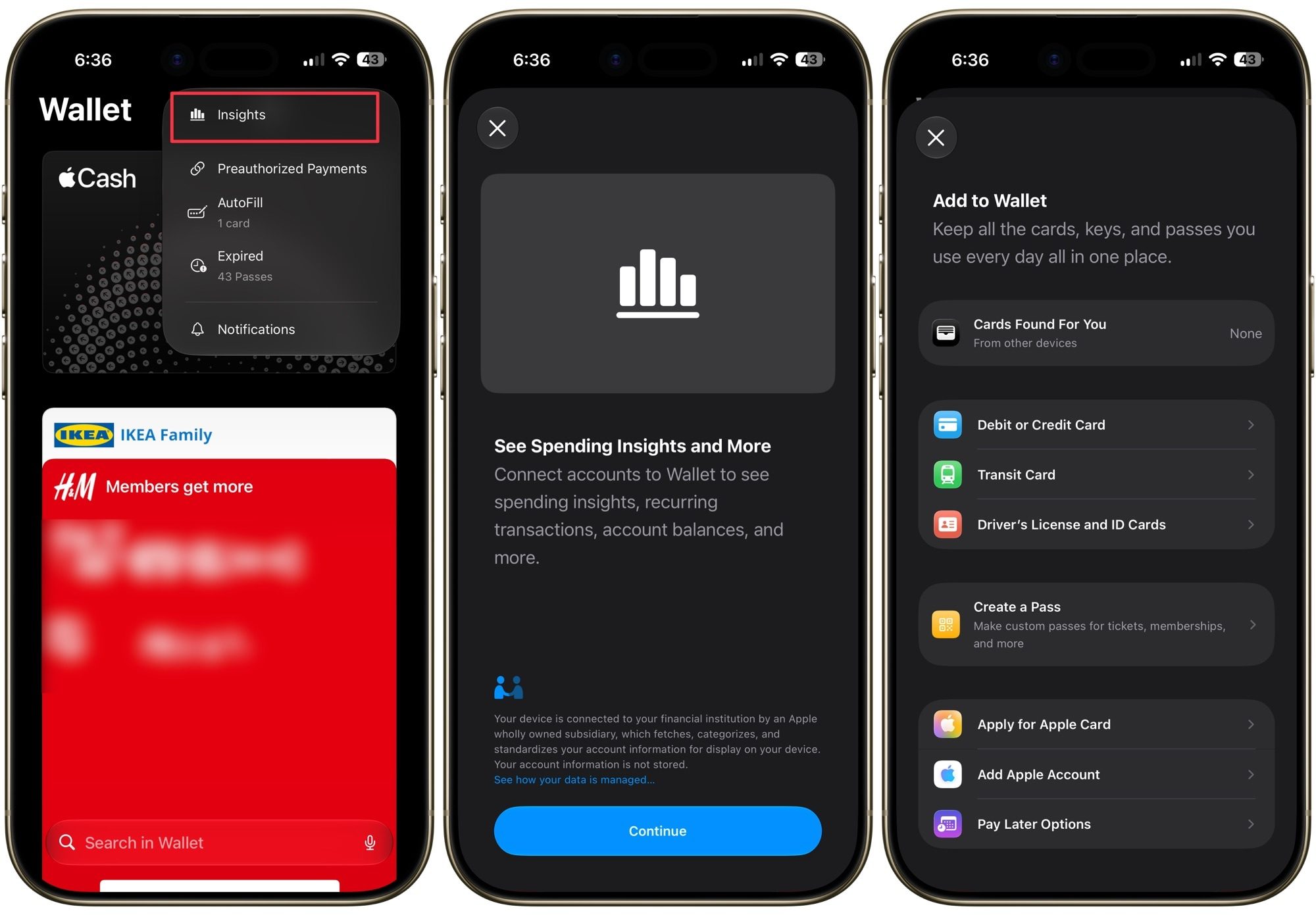 Apple Wallet Insights