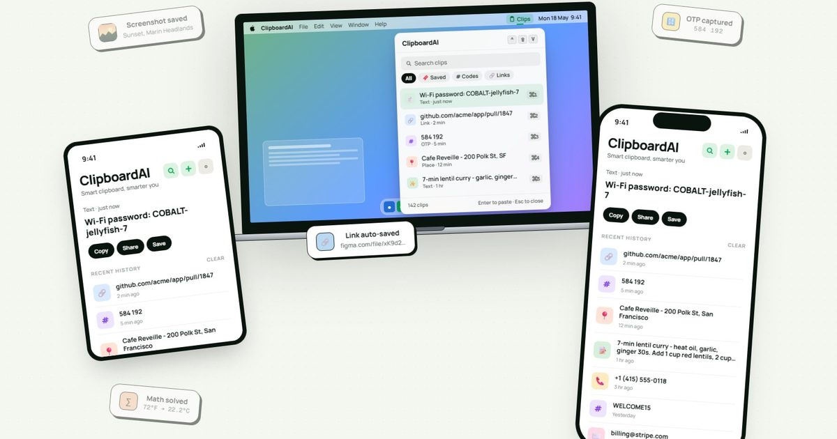 This cross-device clipboard app solves the copy-paste problem I keep running into on my Mac