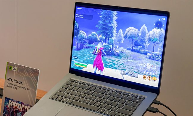 Fortnite on NVIDIA RTX Spark Laptop Hands On