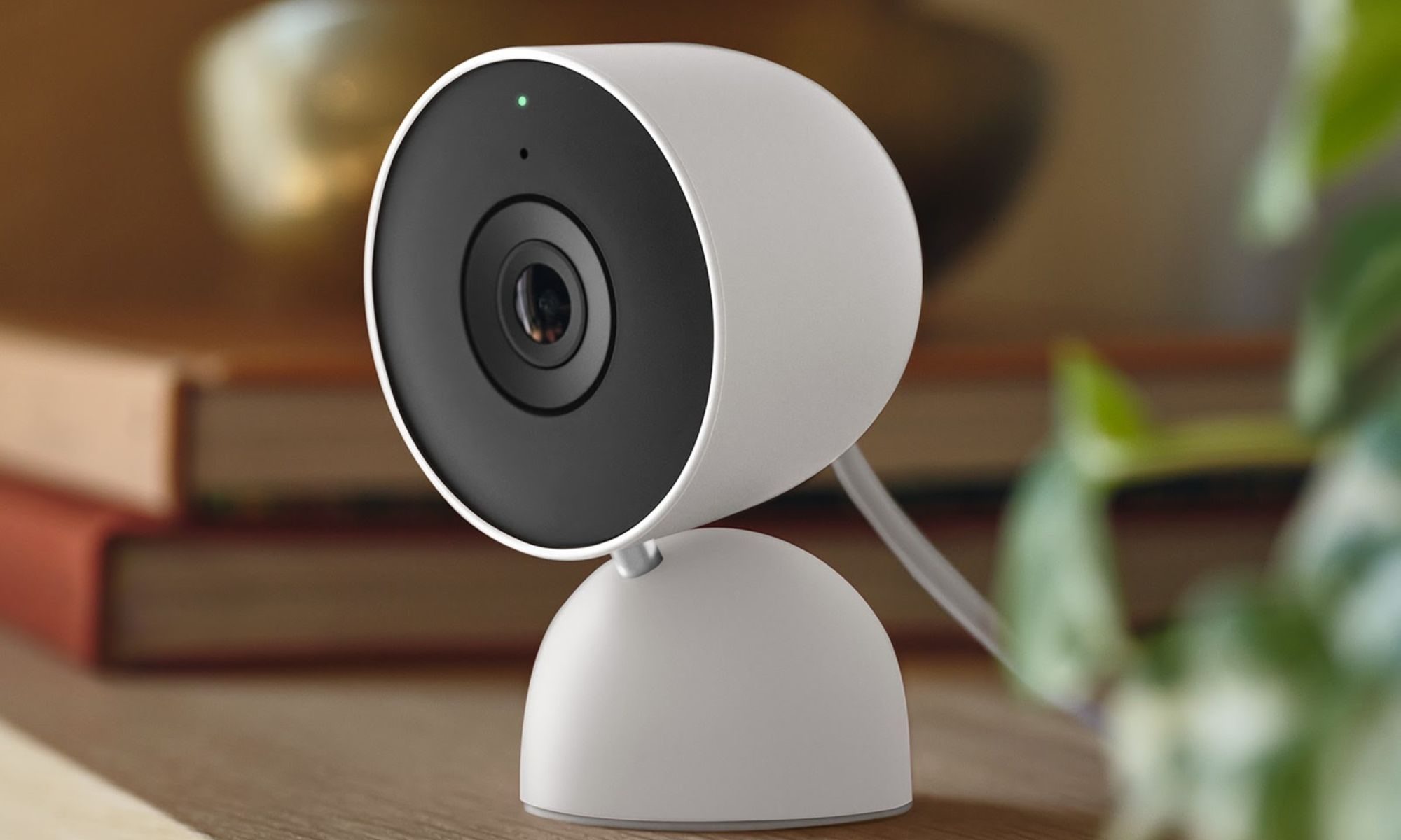 Google Nest Cam Indoor wired on table