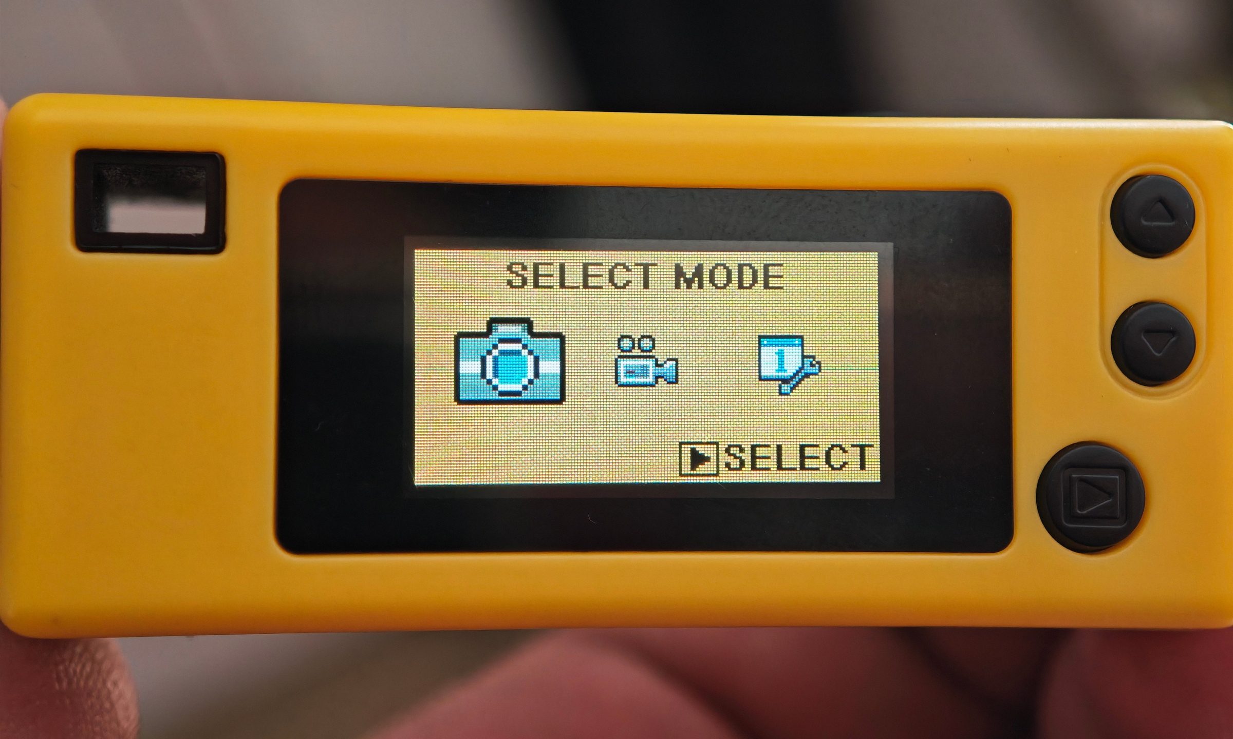 Kodak Charmera barebones menu
