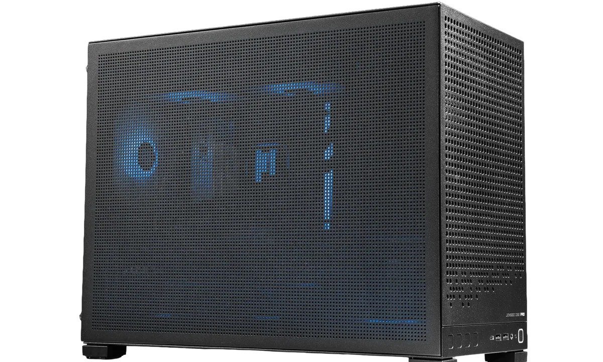 Side view of MetaPC's Steamroller prebuilt SteamOS PC