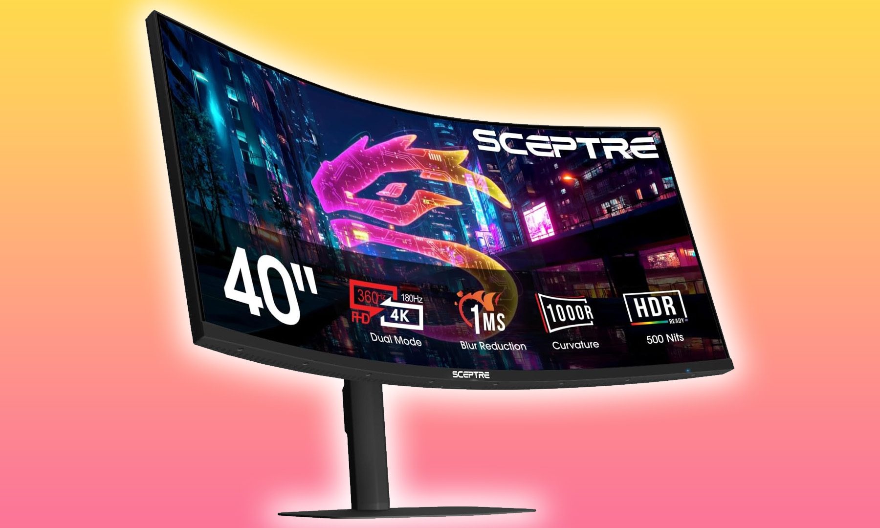 Sceptre C415B-UUS360 Curved Gaming Monitor NEW