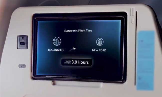 Supersonic Flight Time