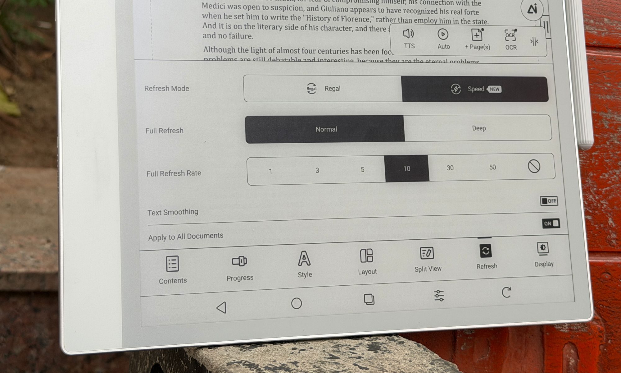 Onyx Boox Note Max e ink tablet