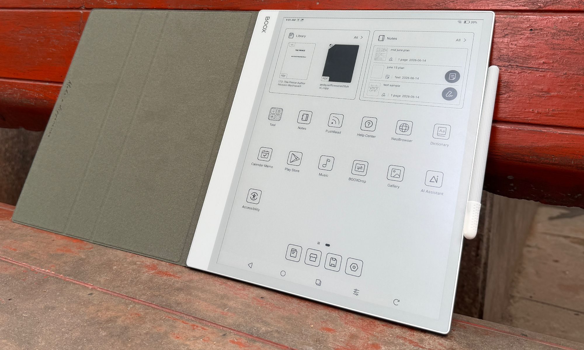 Onyx Boox Note Max e ink tablet