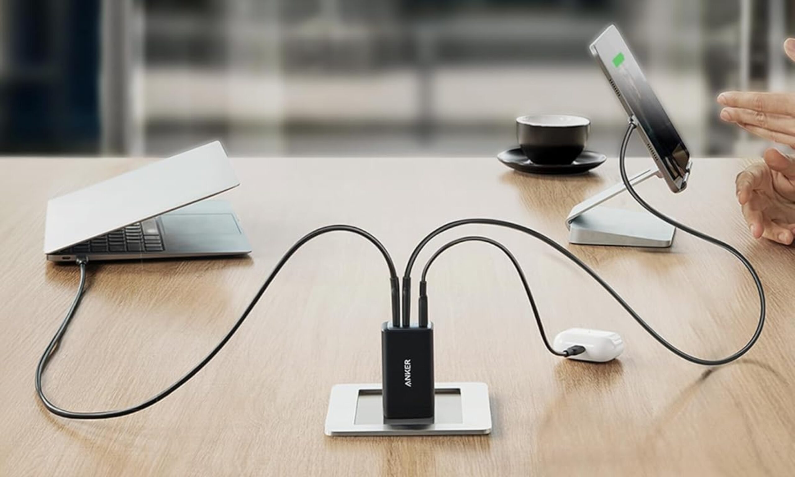 Anker 3-port GaN charger.