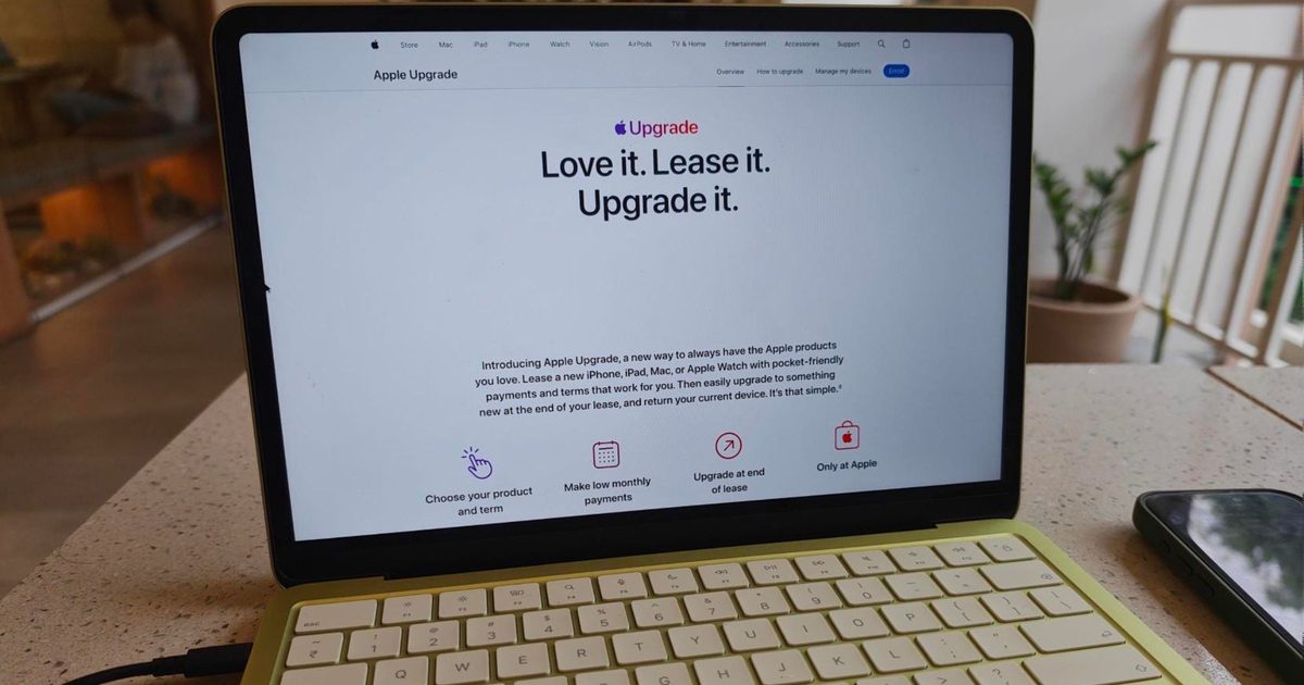 You can now lease an iPhone, iPad, Mac, or Apple Watch with Apple Upgrade
