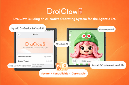 DroiClaw is Evolving Smart Devices from App-Based to AI-Native OS