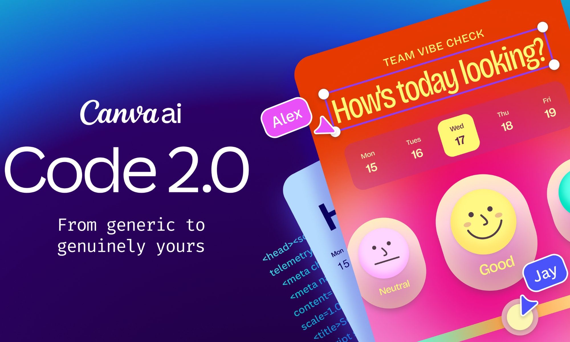 Canva Code 2.0 feature