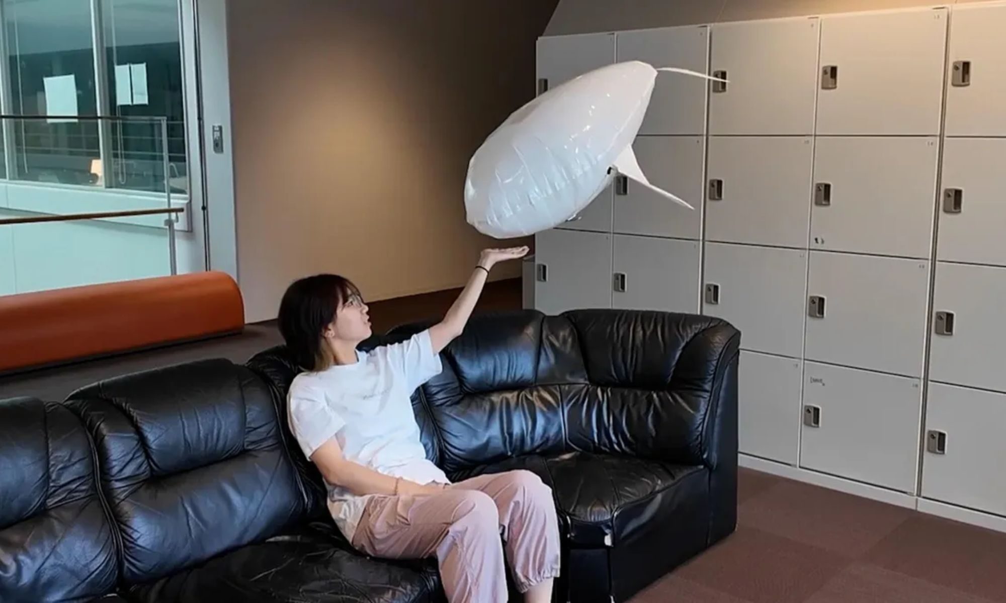 Cuddle-Fish is an innovative soft-bodied, lighter-than-air robot created by researcher Mingyang Xu at Keio University in Japan.