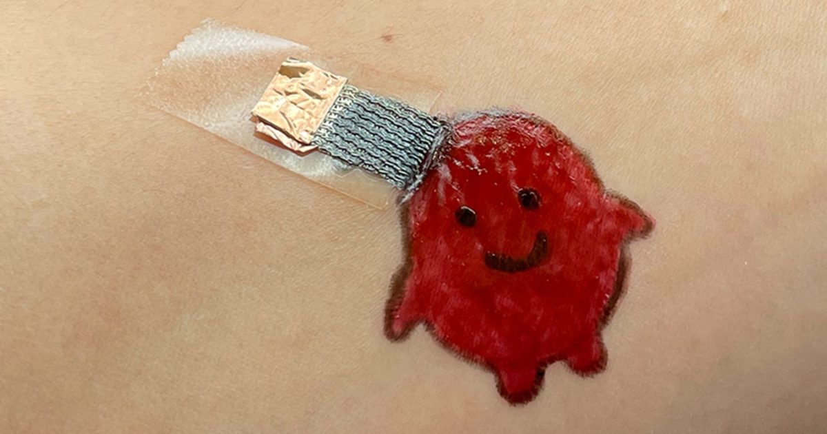 You can paint this wearable on your skin like a tattoo to monitor your heart and brain activity You can paint this wearable on your skin like a tattoo to monitor your heart and brain activity