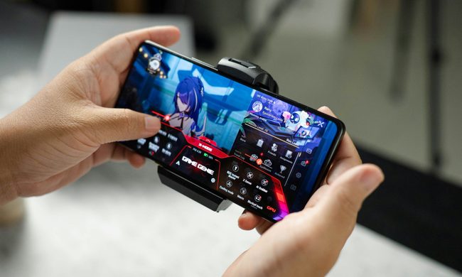 Representative image of mobile gaming