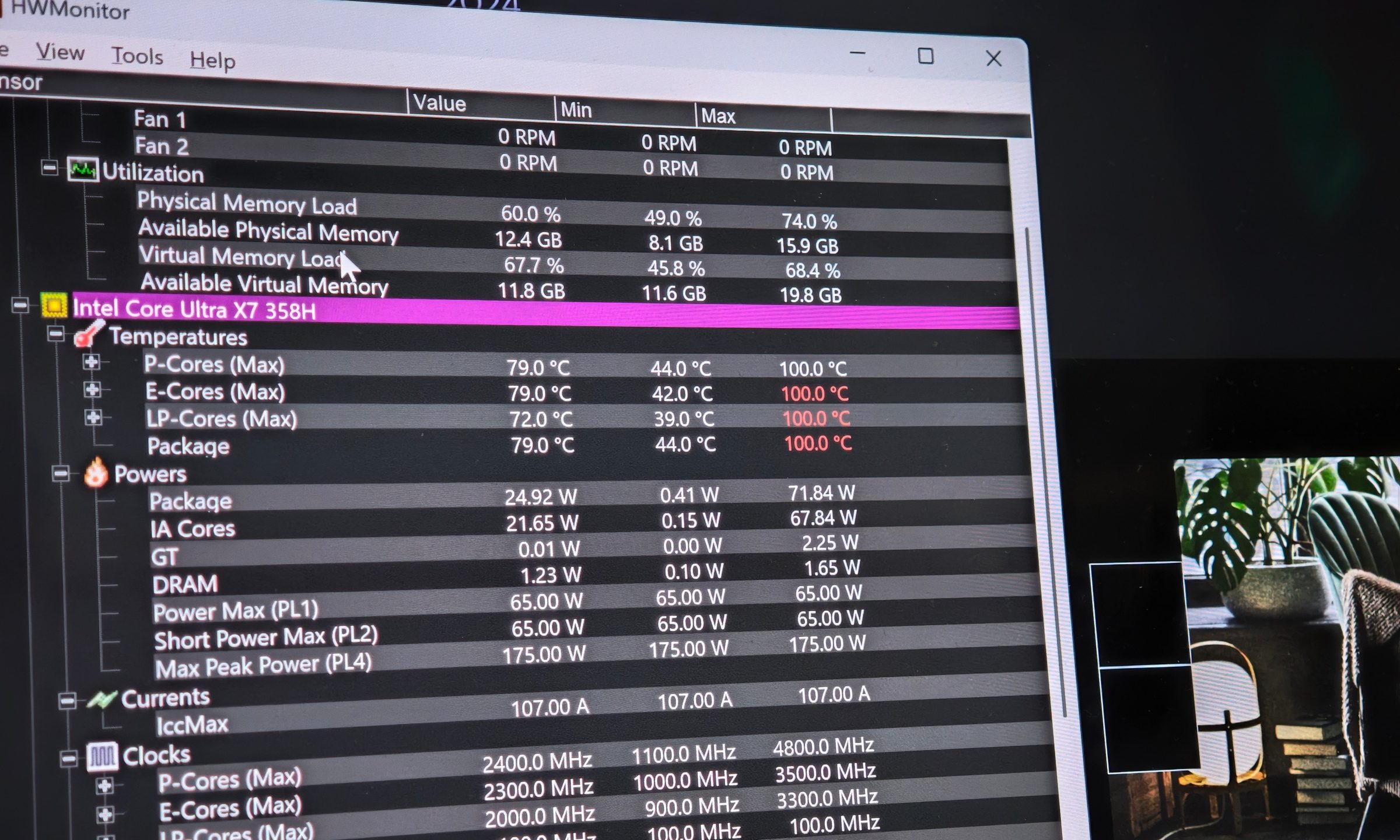 Dell XPS 14 thermal performance