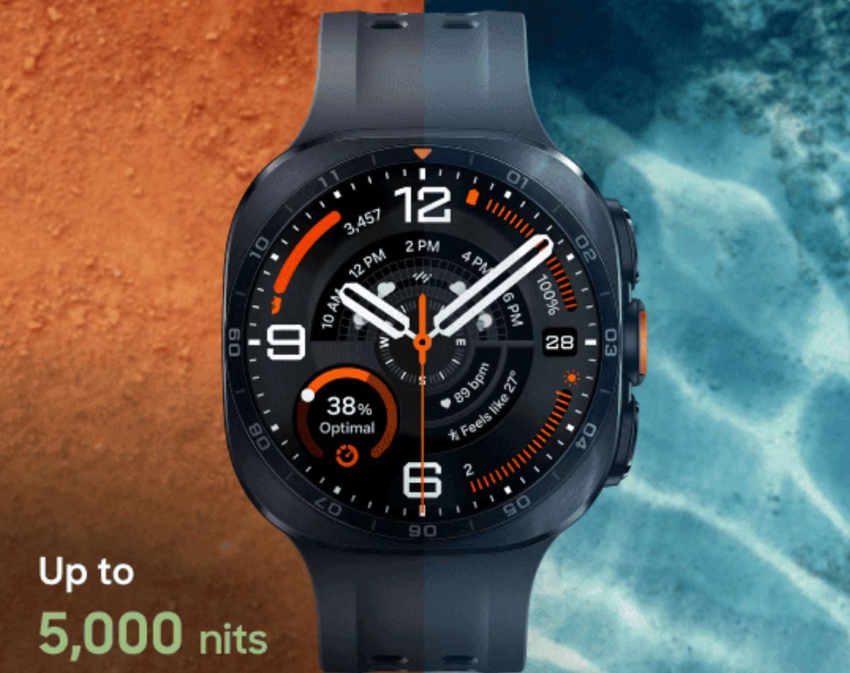 Galaxy Watch Ultra 2 leaked marketing image brightness