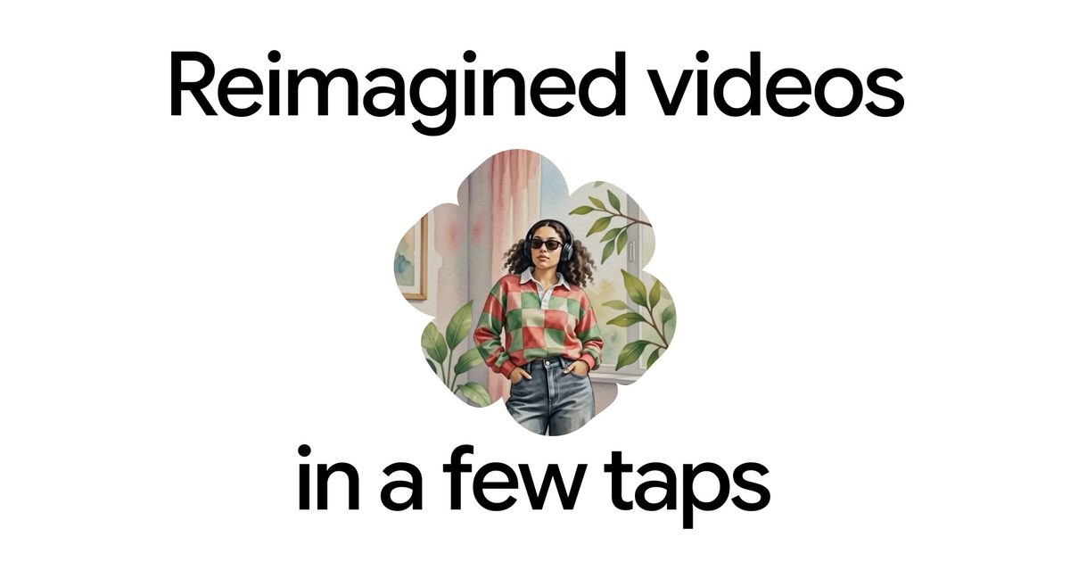 Google Photos can now turn your ordinary videos into AI-generated works of art Google Photos can now turn your ordinary videos into AI-generated works of art