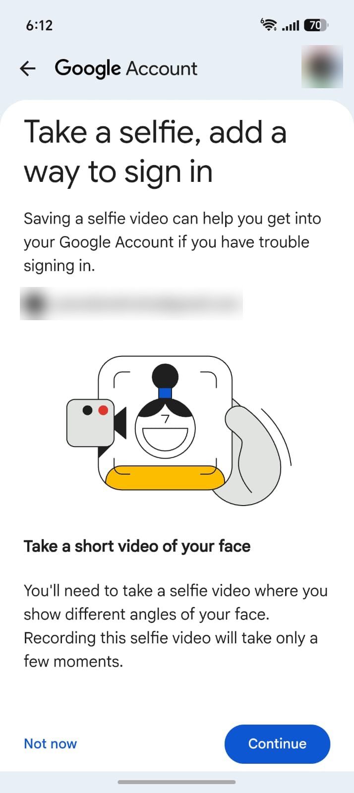 Google selfie video setup tutorial