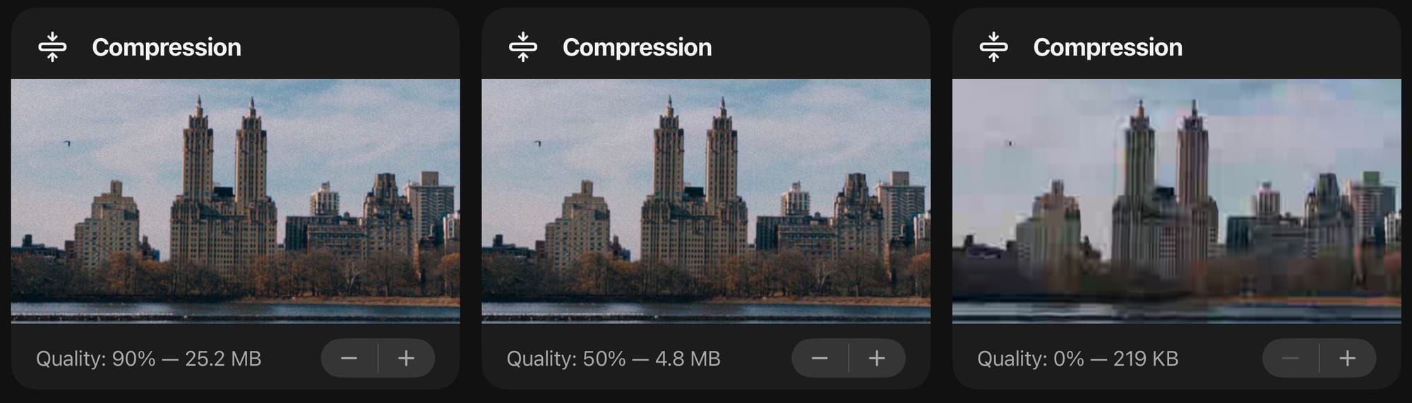 Halide compression