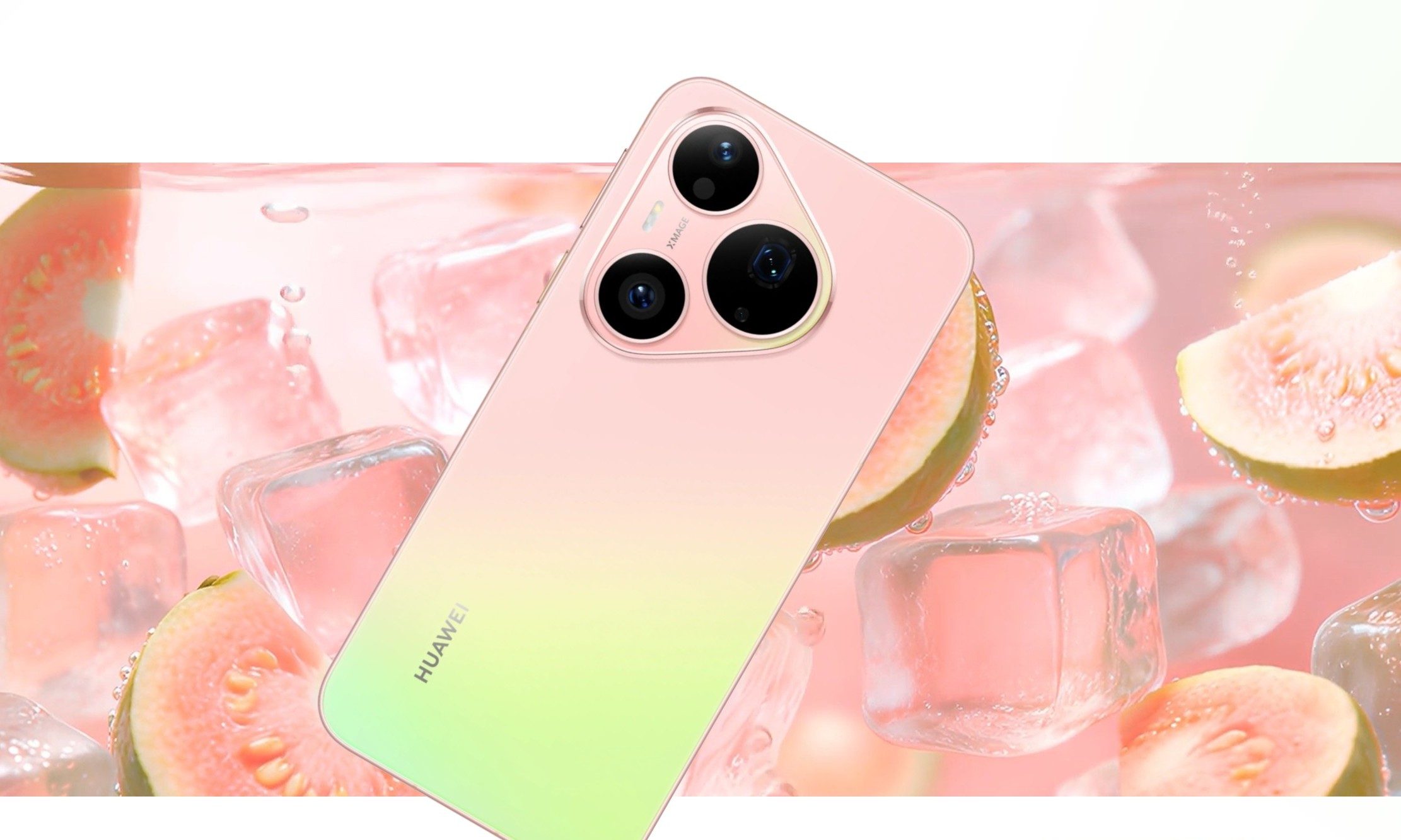 Huawei Pura 90s Pro Max in dual-tone color