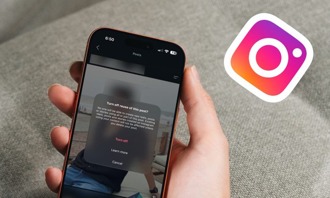 Instagram reuse setting feature