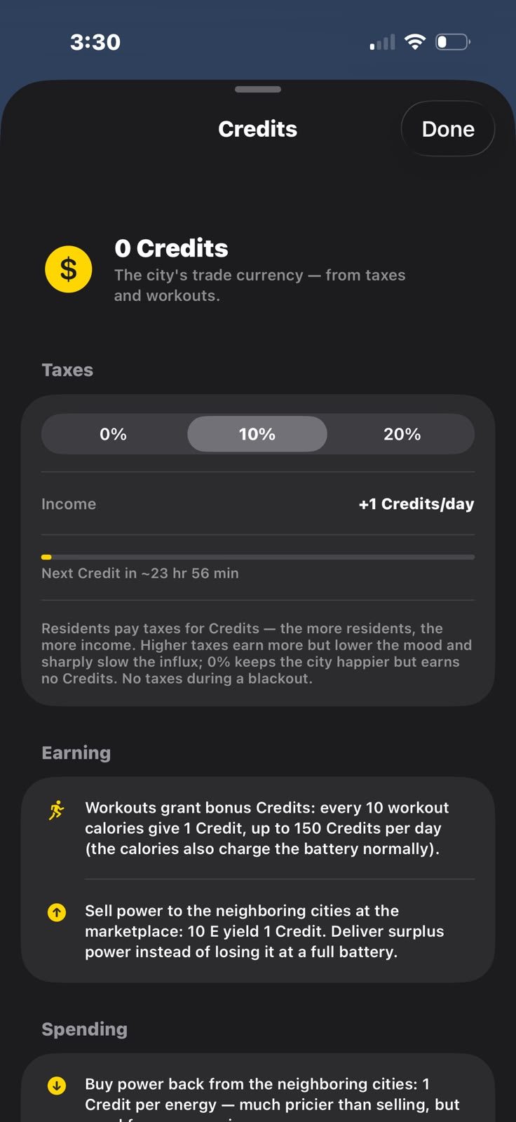 LightsOn app screenshot