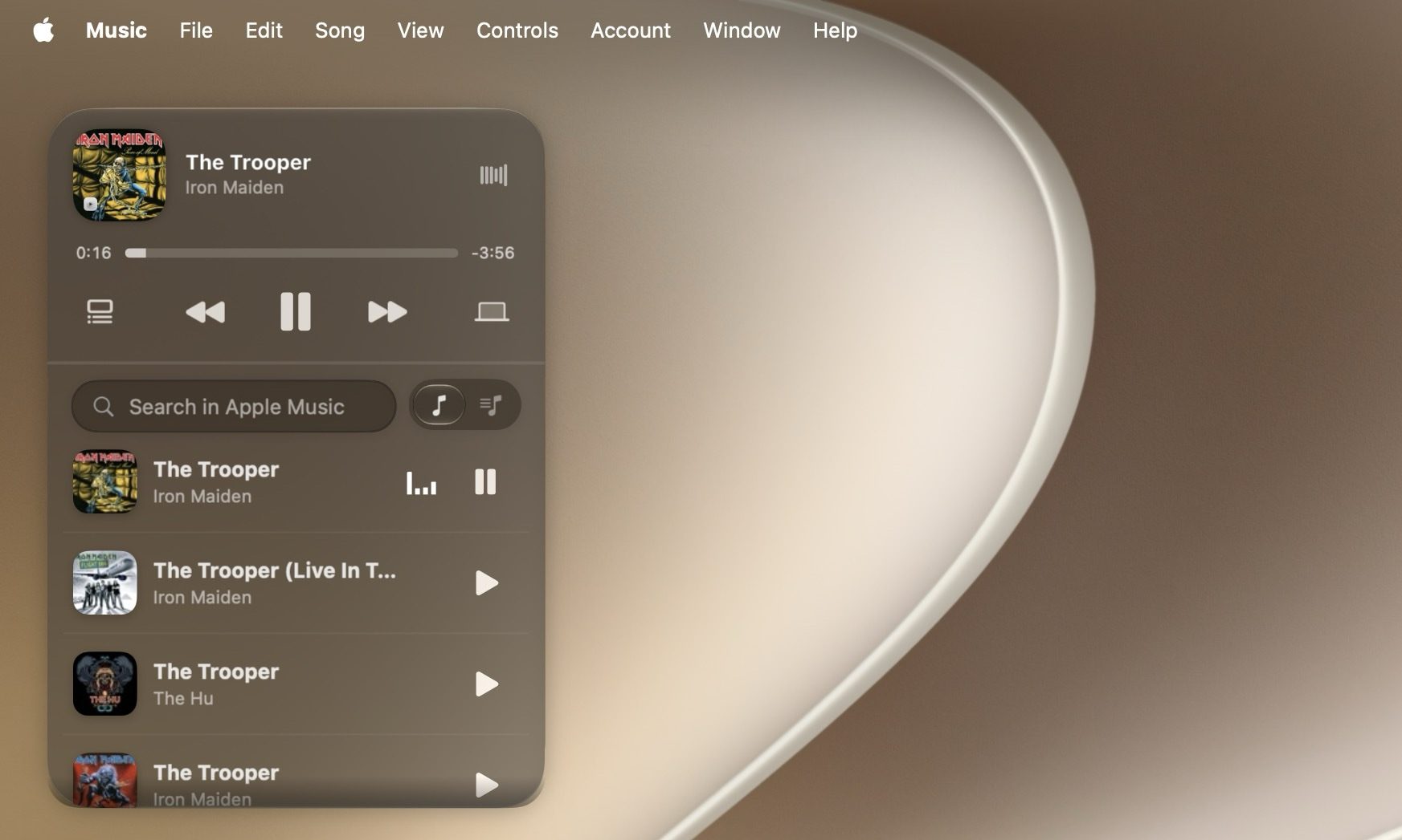 Liqoria muisc player desktop