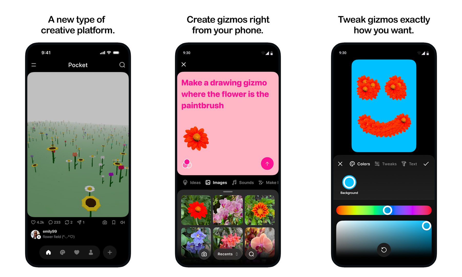 Meta Pocket App screenshots