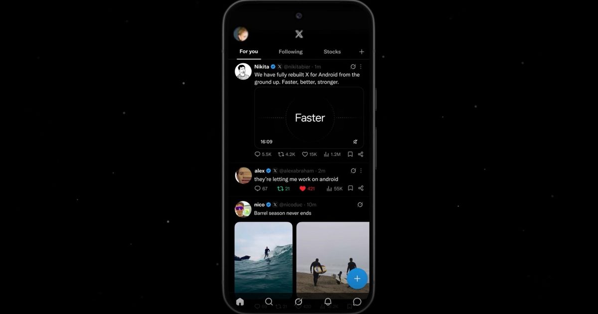 X finally rebuilt its neglected Android app, and it only took a year X finally rebuilt its neglected Android app, and it only took a year