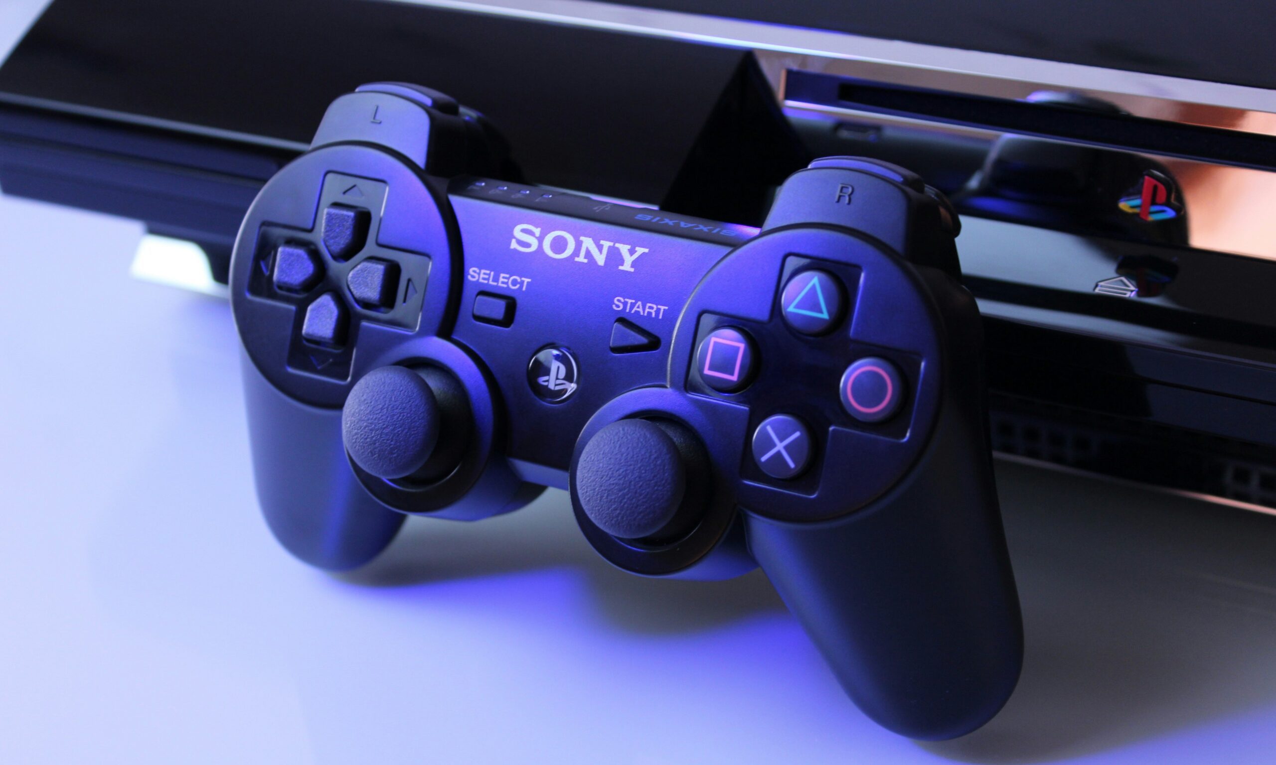 PS3 controller and console