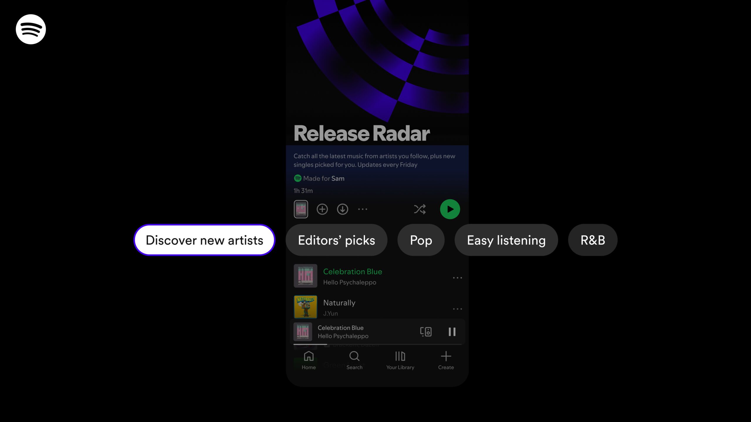 Release Radar Session Controls Static