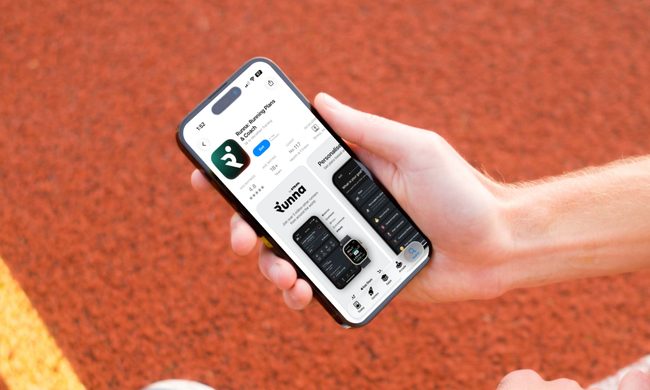 Runna app open on iPhone