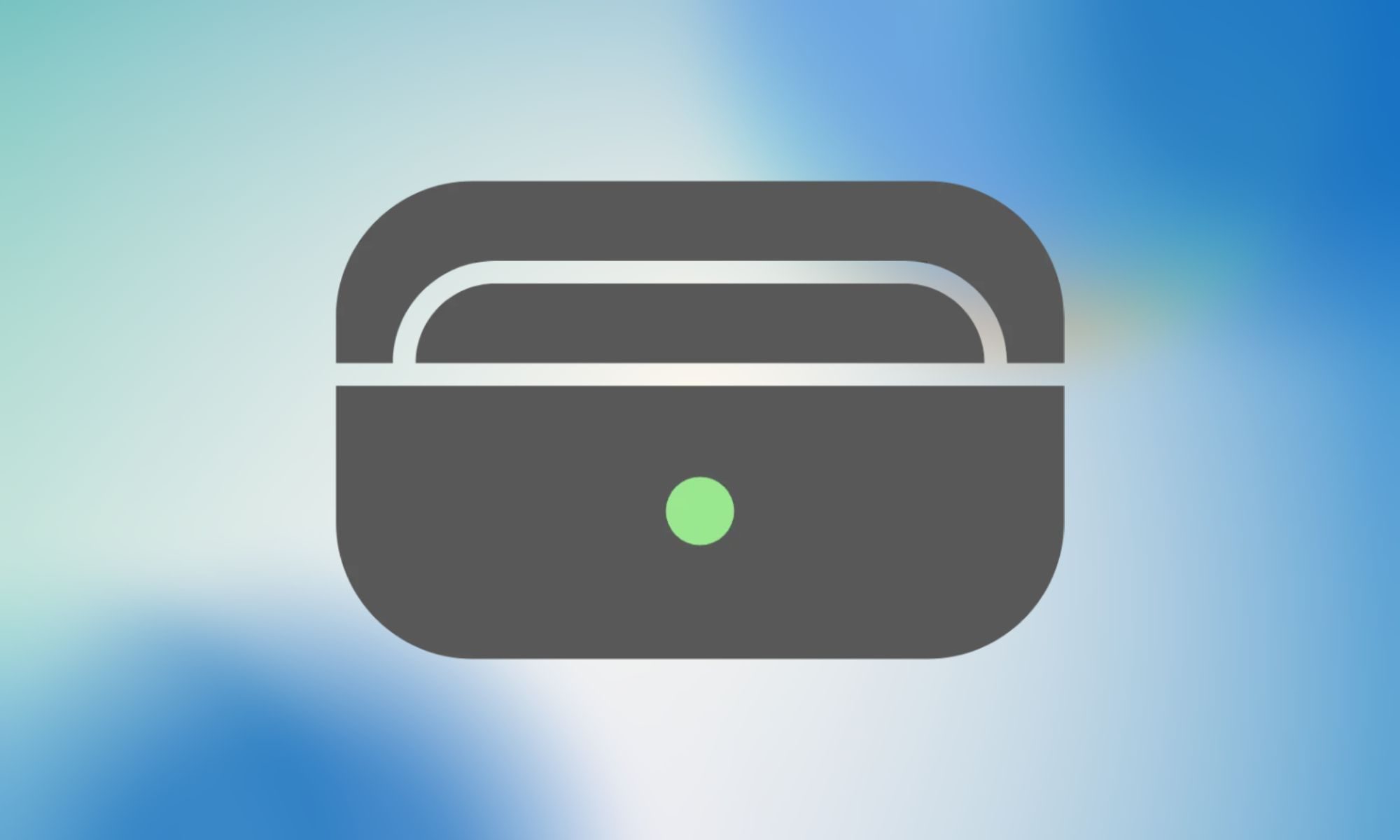 Samsung Galaxy Buds Able On charging case render on gradient background
