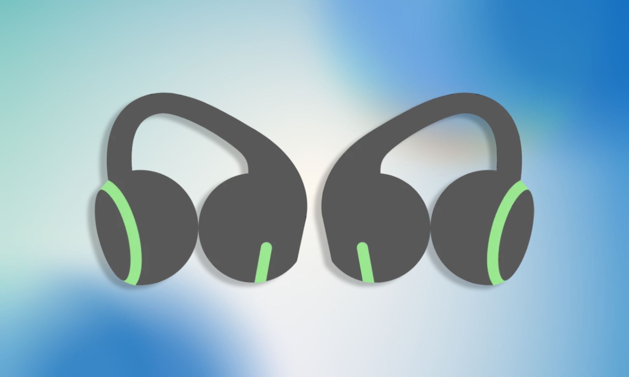 Samsung Galaxy Buds Able On render on gradient background