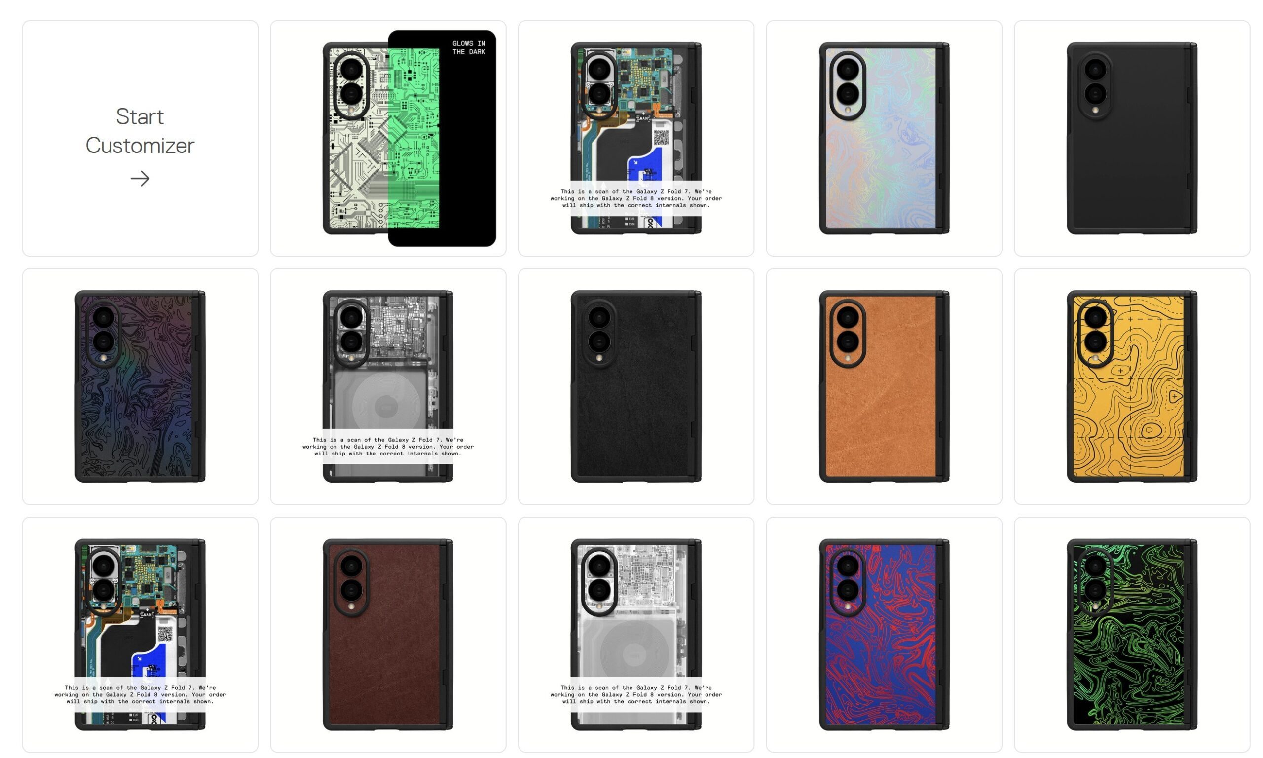 Samsung Galaxy Z Fold 8 Dbrand Grip Cases and Skins Options