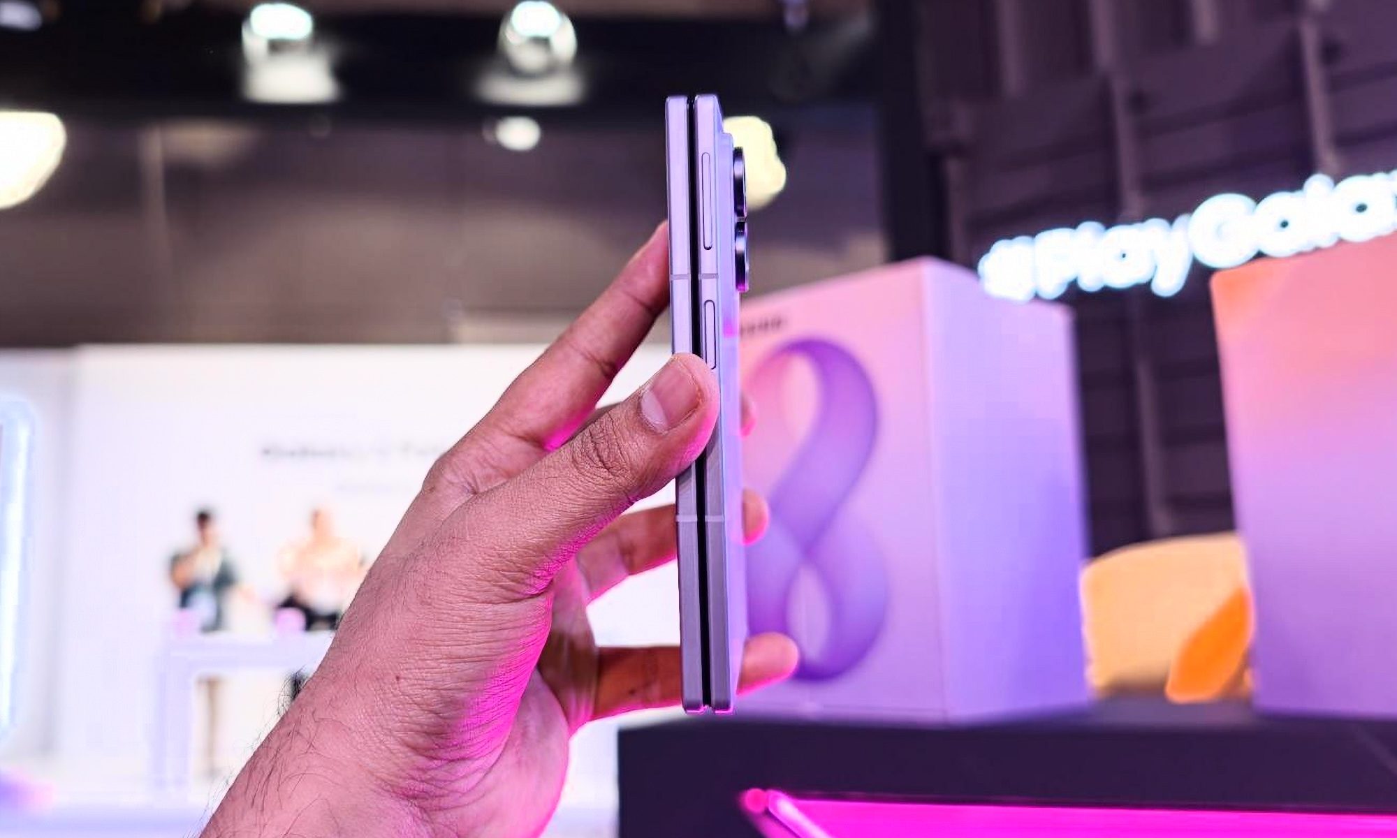 Samsung Galaxy Z Fold 8 side view