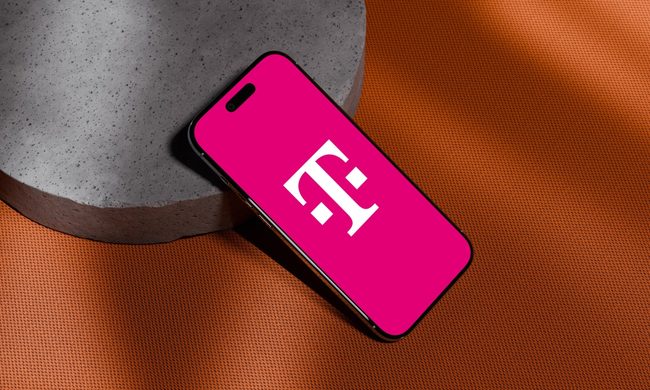 T-Mobile logo on iPhone