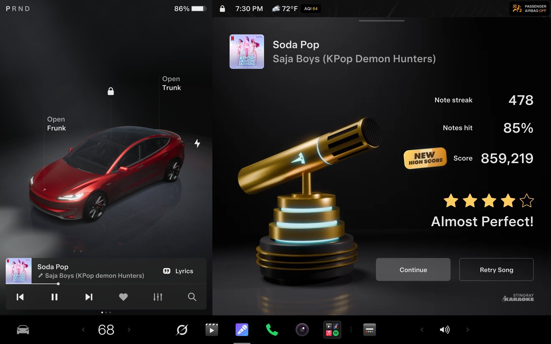 Tesla Caraoke
