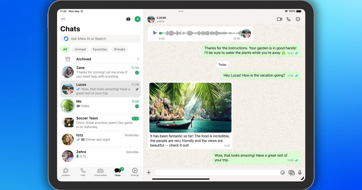 很快您將能夠在 iPad 上使用 WhatsApp,而無需觸摸 iPhone