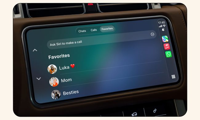 WhatsApp new CarPlay experience featured