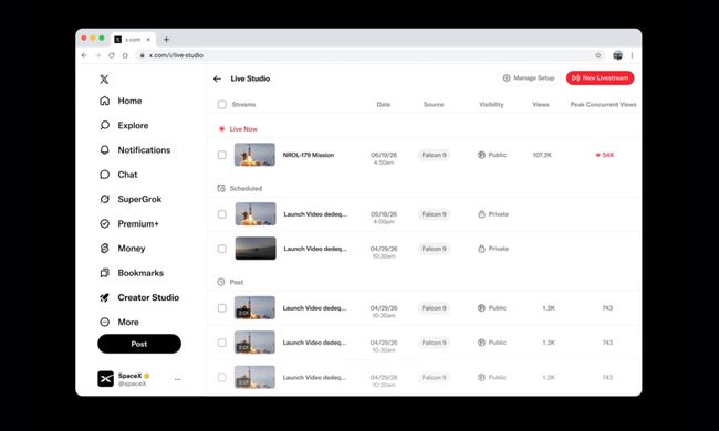 X Live Studio screengrab