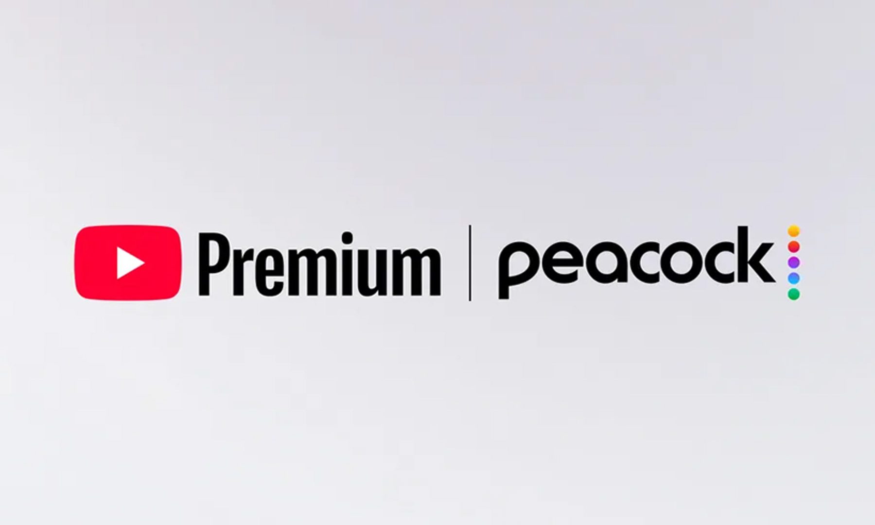 YouTube Premium with NBCUniversal and Peacock Premium Logos