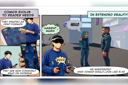 XR could pull webtoons off your phone and into the room