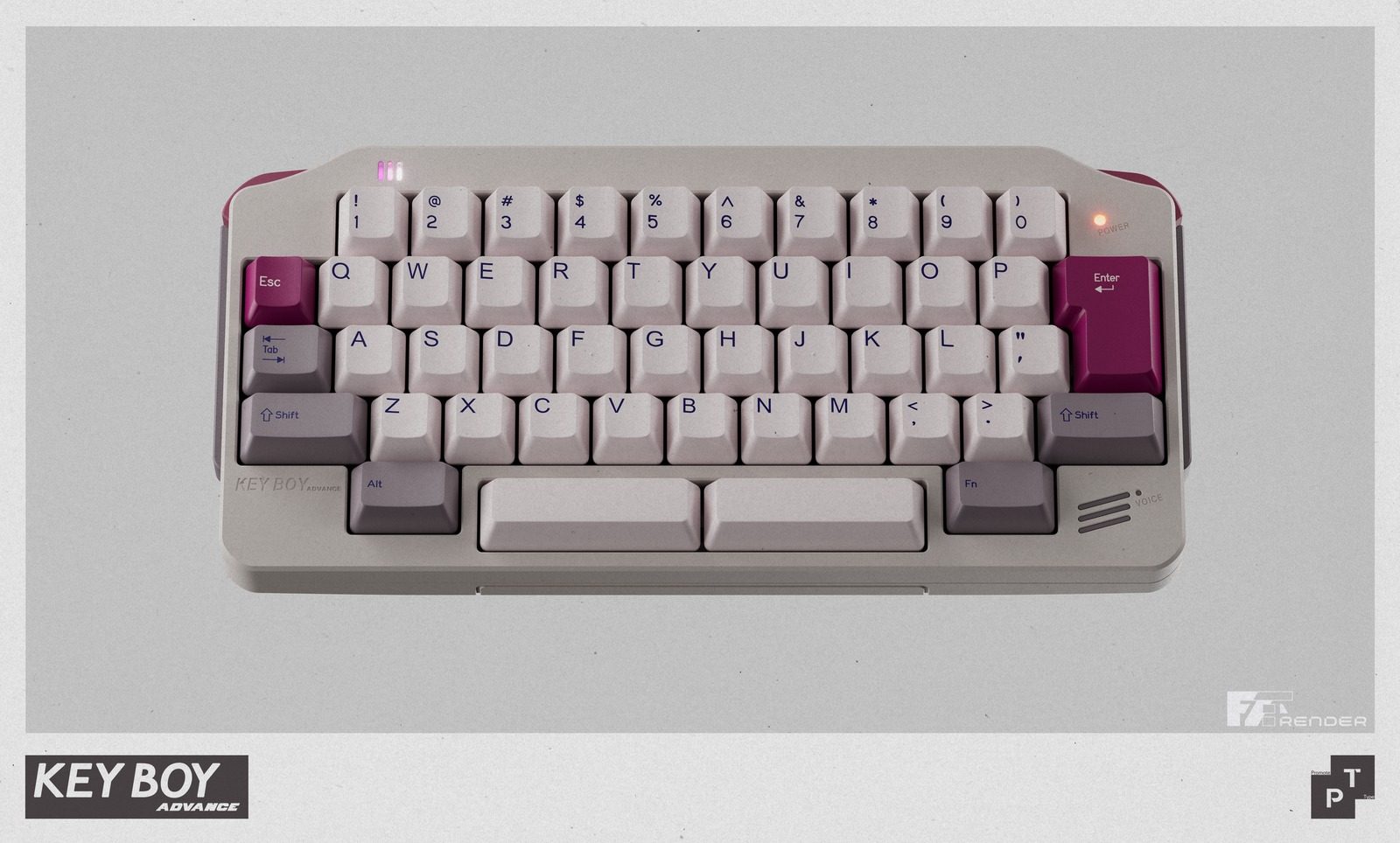 Prototypist Keyboy Advance, a Gameboy Advanced inspired keyboard