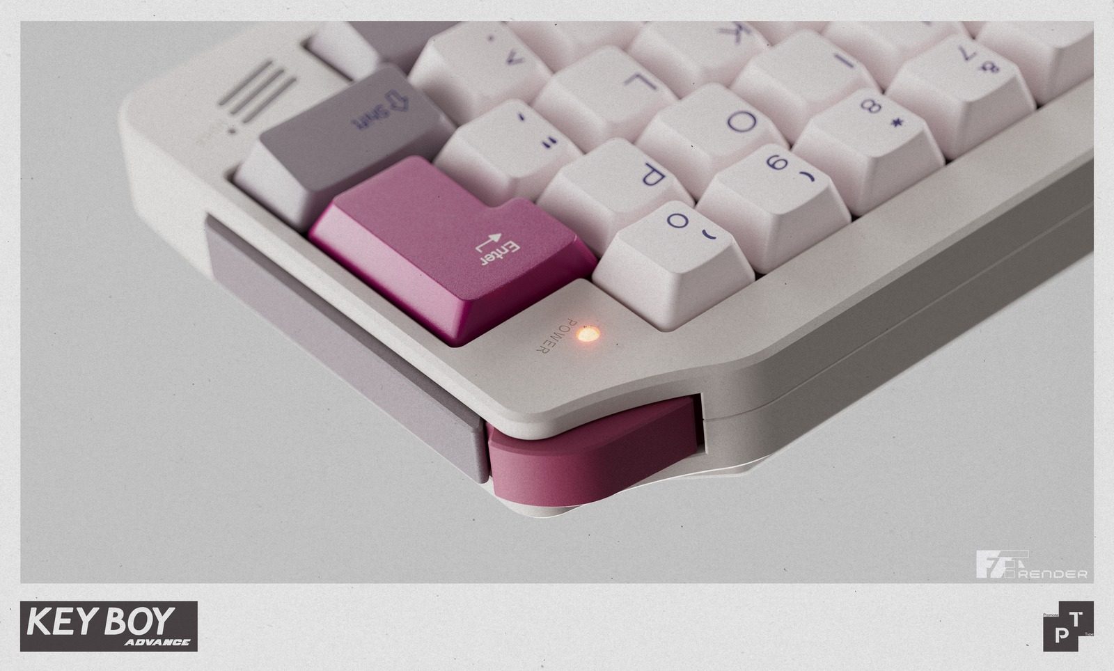 Prototypist Keyboy Advance keyboard with shoulder button