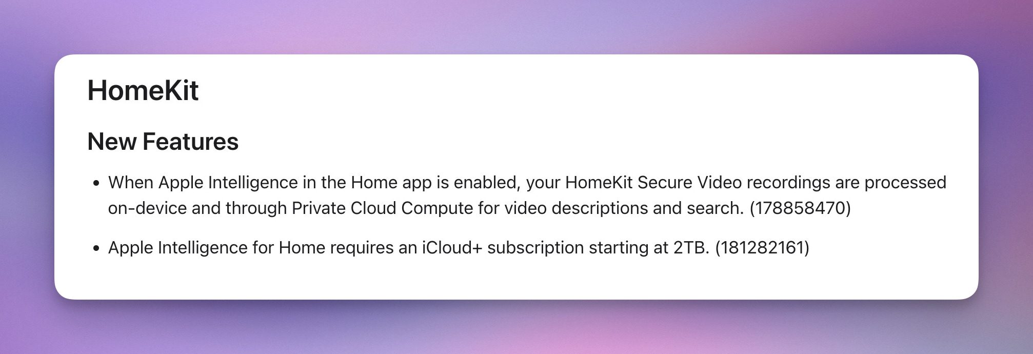 macOS golden gate release note