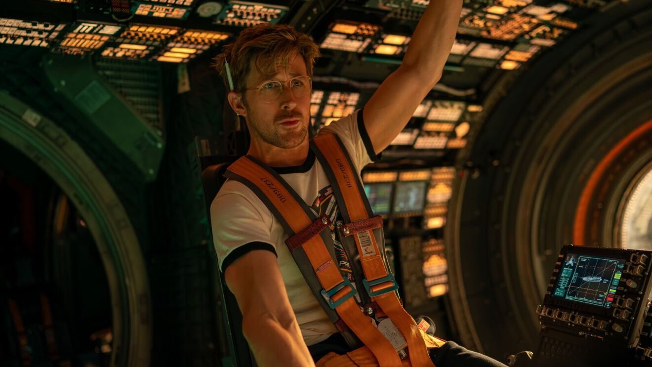 A still from of Dr. Ryland Grace (Ryan Gosling) in Project Hail Mary (2026)